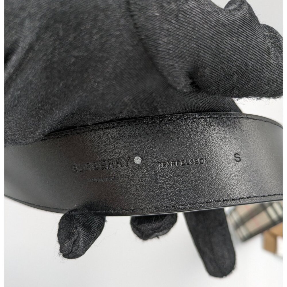 Burberry Unisex TB Check Belt Archive Beige S - Picture 8 of 12